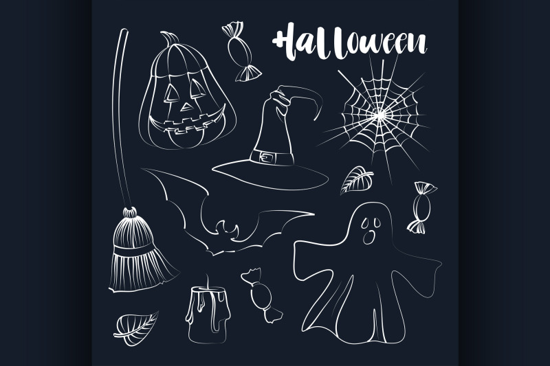 happy-halloween-hand-drawn-illustrations