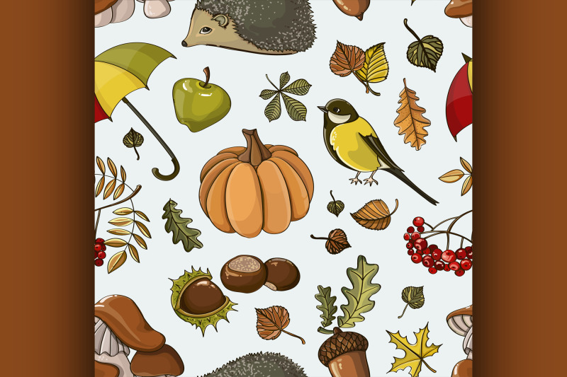 set-of-autumn-symbols-pattern