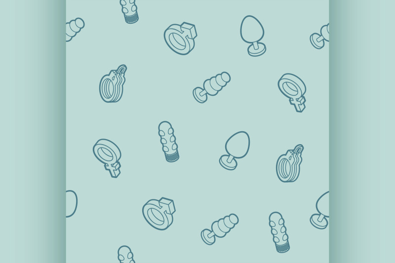 sex-shop-outline-isometric-pattern