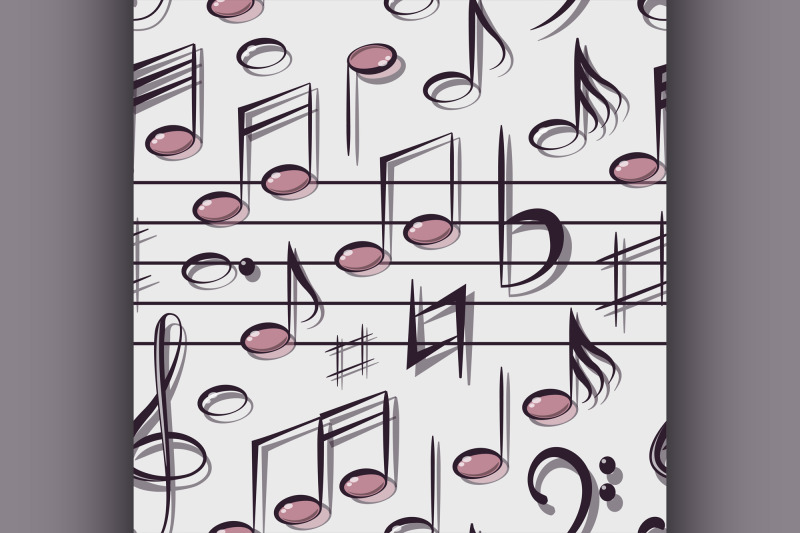 vector-musical-notes-pattern