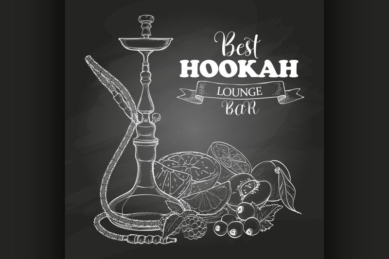 vector-sketch-hookah