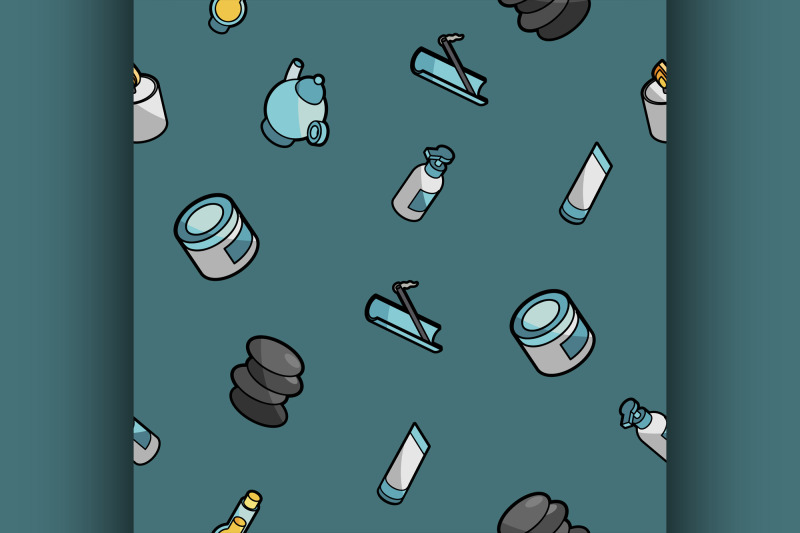 spa-color-outline-isometric-pattern