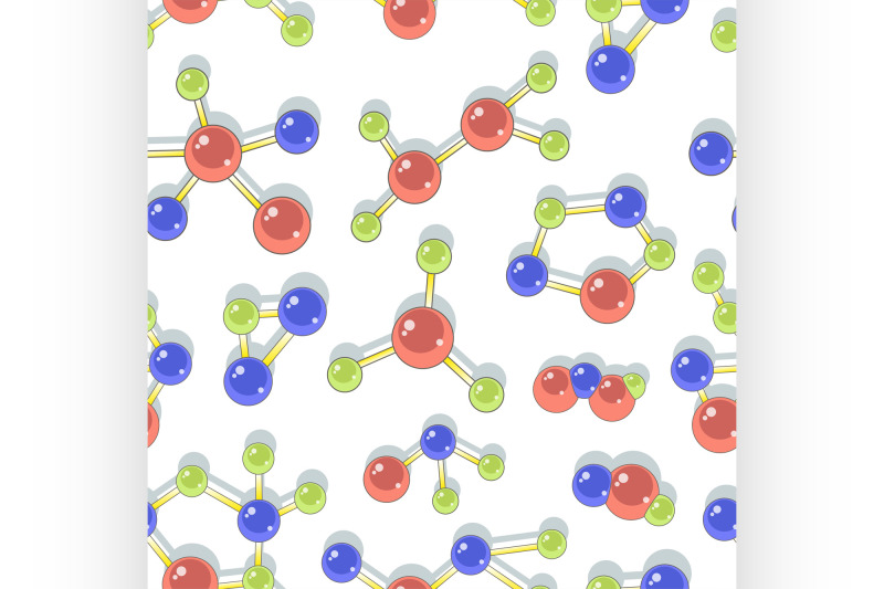 molecule-icons-set-pattern