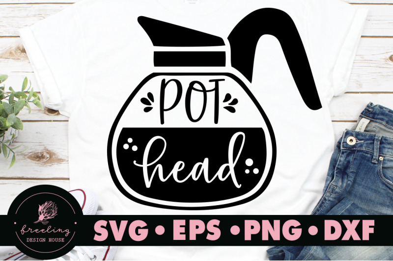 Pot Head SVG By Freeling Design House | TheHungryJPEG.com