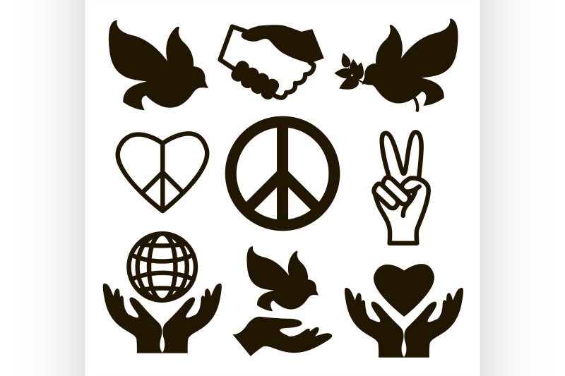 peace-icons-set