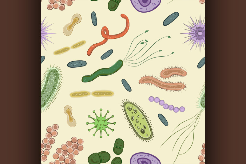 bacteria-virus-germs-icon-pattern