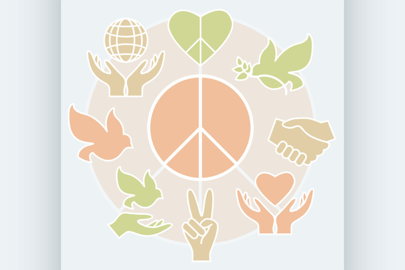 peace-icons-set