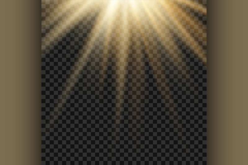 vector-sun-light-lens-yellow-flare-template