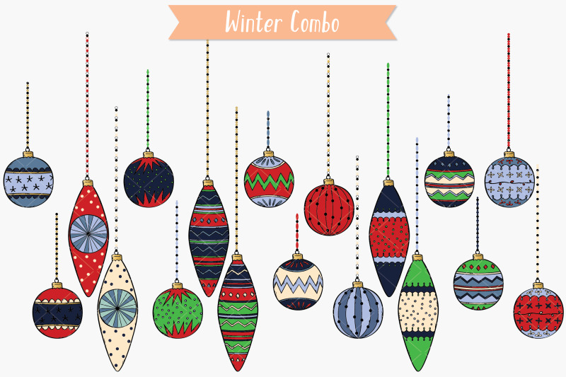 hand-drawn-ornaments-color-christmas-tree-balls-decorative-holiday