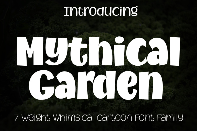 mythical-garden-font-family