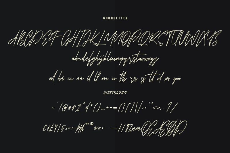 chordettes-signature-script-brush-handmade-font