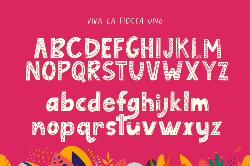 viva-la-fiesta-font-trio-party-fonts-celebration-fonts-coloful