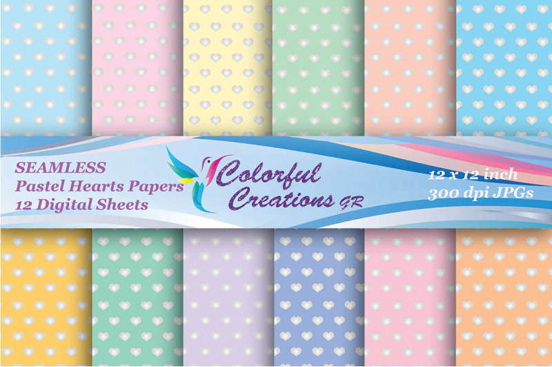 pastel-hearts-seamless-set-digital-papers-hearts-paper-valentines-pa