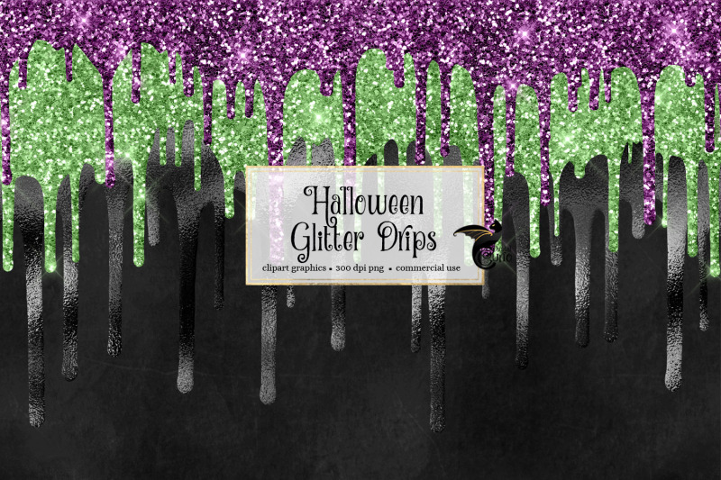 halloween-glitter-drips