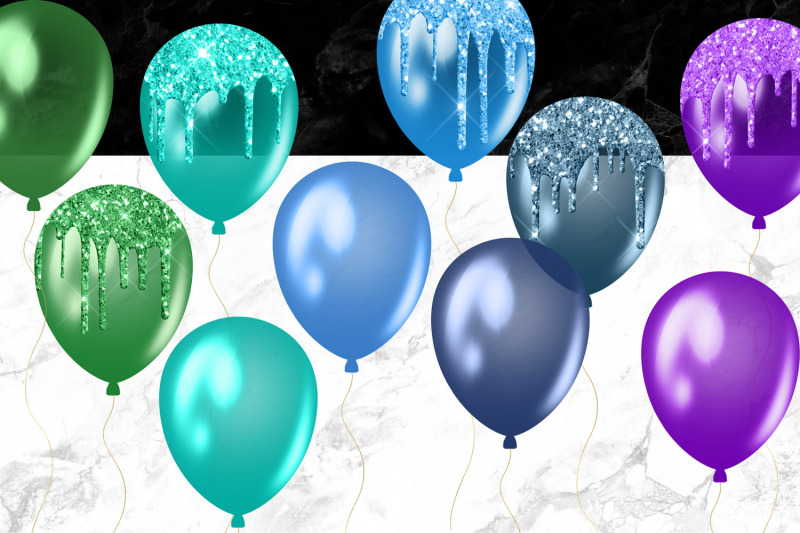 rainbow-glitter-drip-balloons-clipart