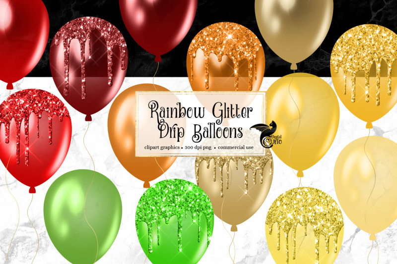 rainbow-glitter-drip-balloons-clipart