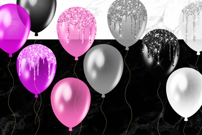 rainbow-glitter-drip-balloons-clipart