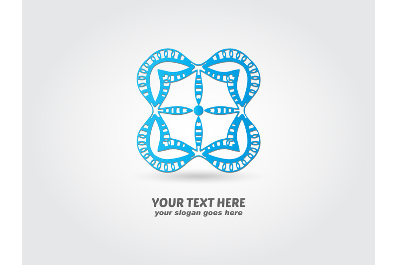 logo-abstract-blue-color-design