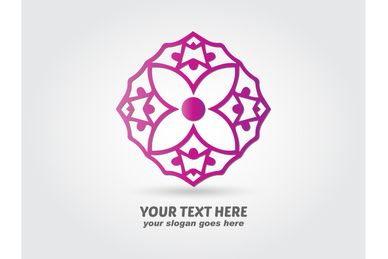 logo-abstract-gradient-purple-flower-design