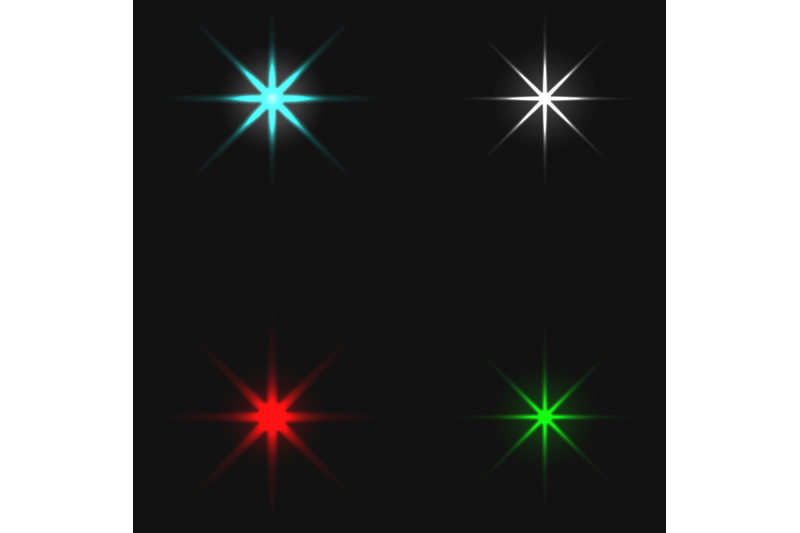 xmas-colored-stars-collection