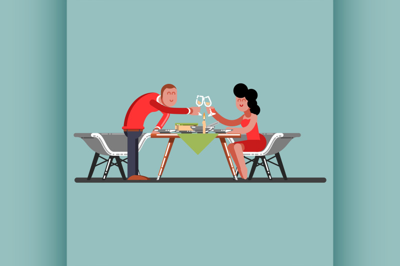 girl-and-guy-having-a-romantic-dinner