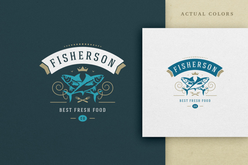 premium-fish-restaurant-logo-design
