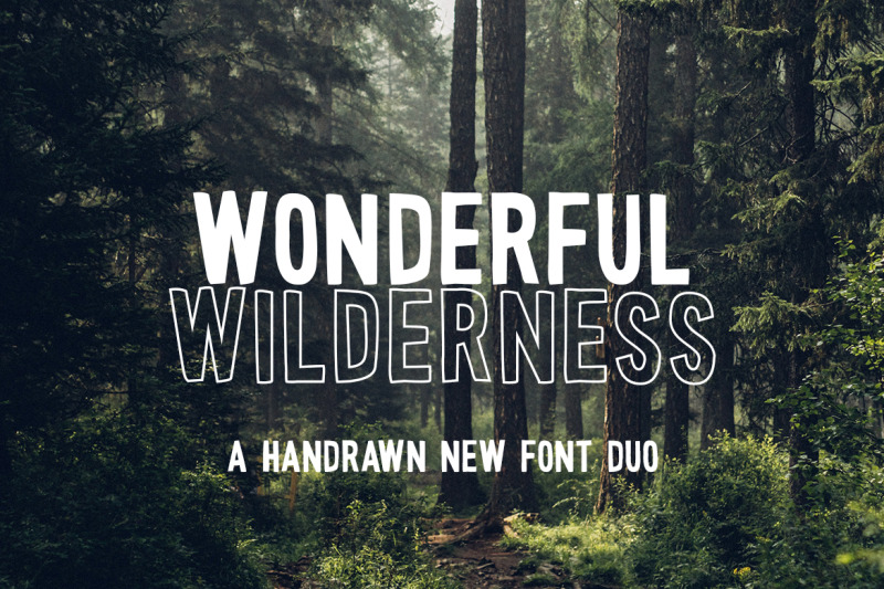 wonderful-wilderness-font-duo-rough-fonts-grainy-fonts-sans-fonts