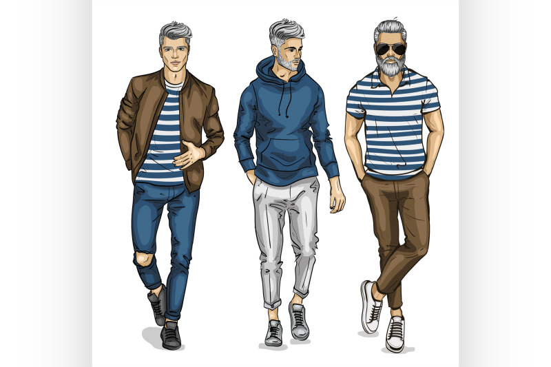 vector-young-man-models