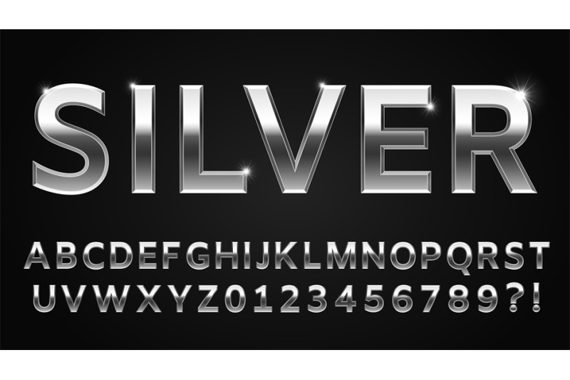 silver-font-style-metallic-alphabet-numbers-question-and-exclamatio