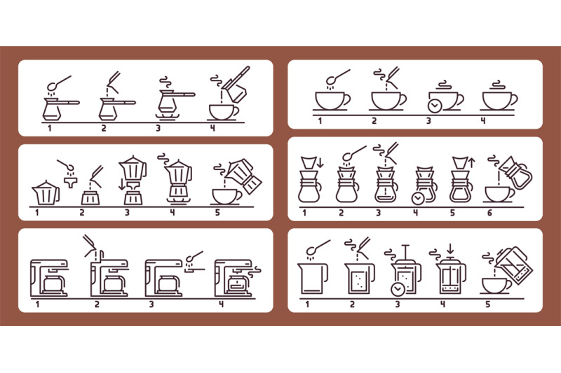 brewing-coffee-instruction-preparing-hot-beverage-guideline-using-eq