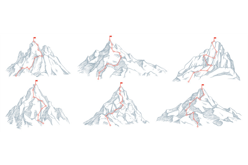 sketch-route-to-mountain-peak-hand-drawn-sketch-mountains-path-to-to