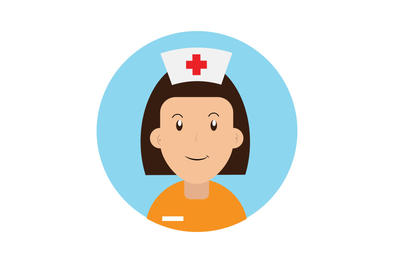 icon-character-nurse-with-orange-uniform