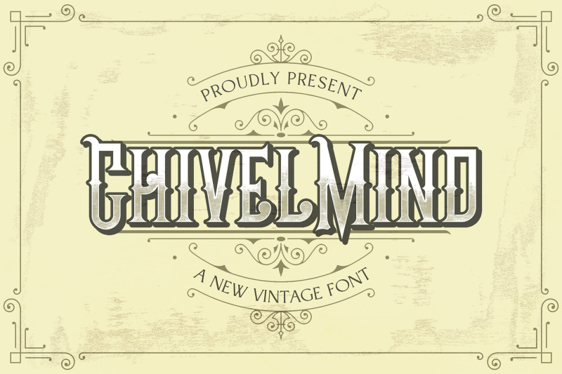 chivel-mind-vintage-font