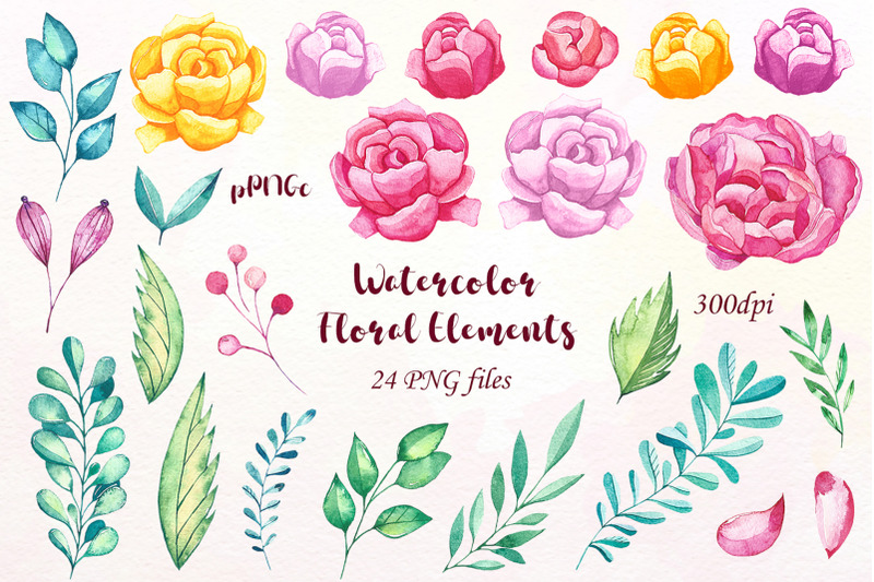 watercolor-peonies-collection
