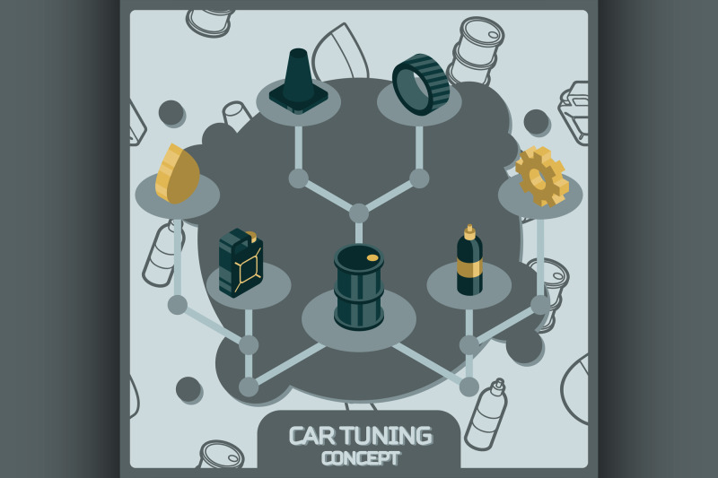 car-tuning-color-concept-isometric-icons