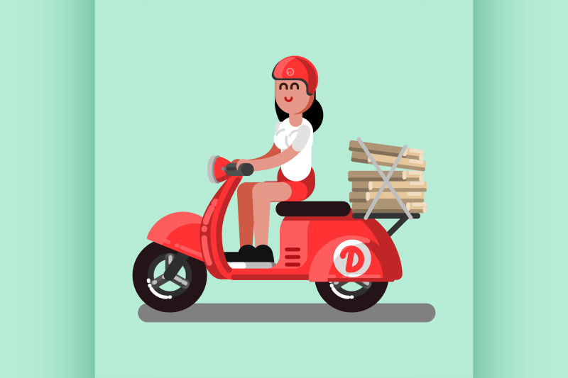 delivery-sketch-girl