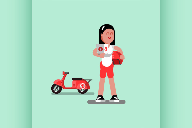 delivery-girl-with-chinece-food