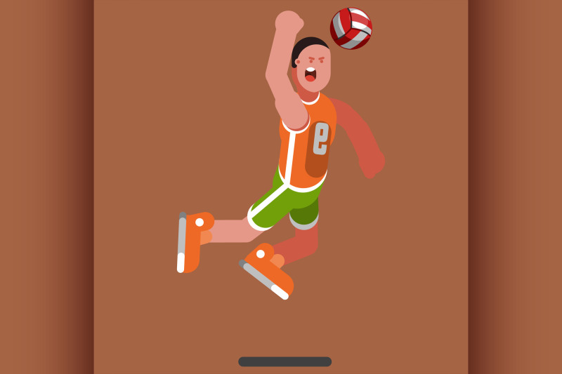 volleyball-sketch-player