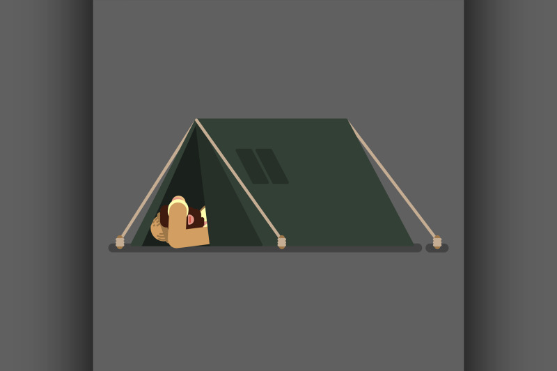 homeless-sleeps-in-tent