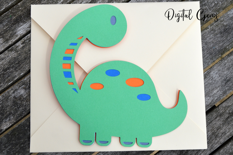 dinosaur-card-and-envelope-design