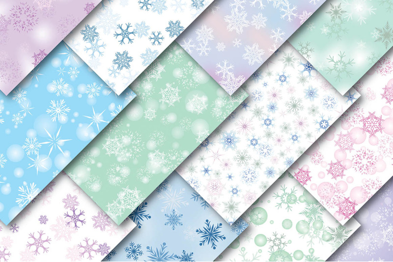 christmas-digital-papers-snowflakes-digital-papers-christmas-snowfla