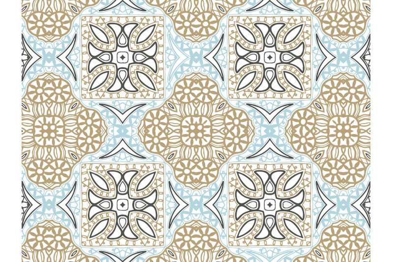 pattern-abstract-blue-and-brown-color
