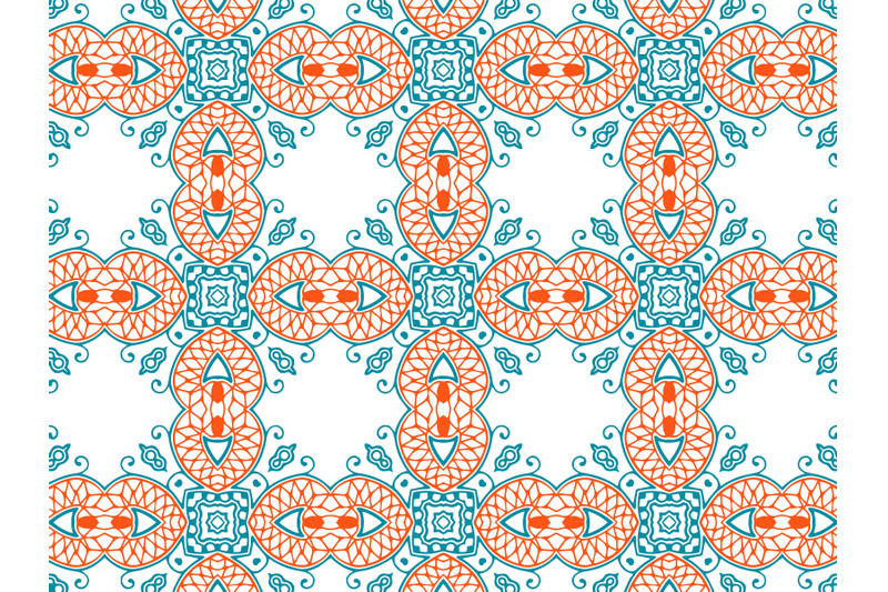 pattern-abstract-blue-and-orange-color