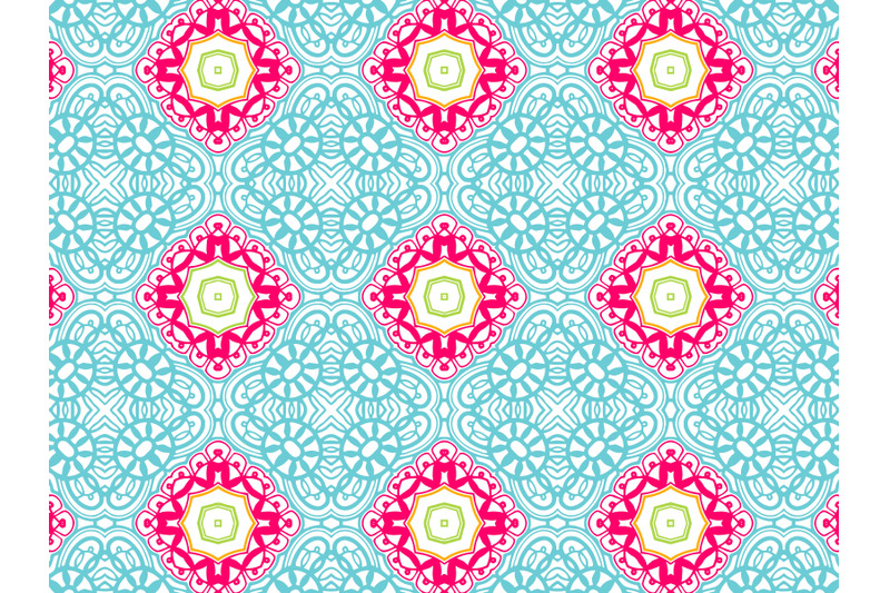 pattern-abstract-blue-pink-orange-green-color
