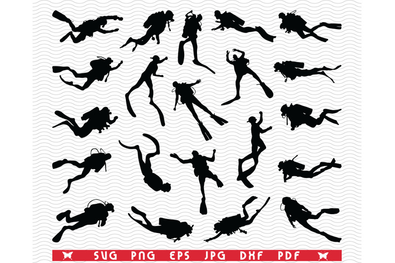 svg-nbsp-divers-black-silhouettes-digital-clipart