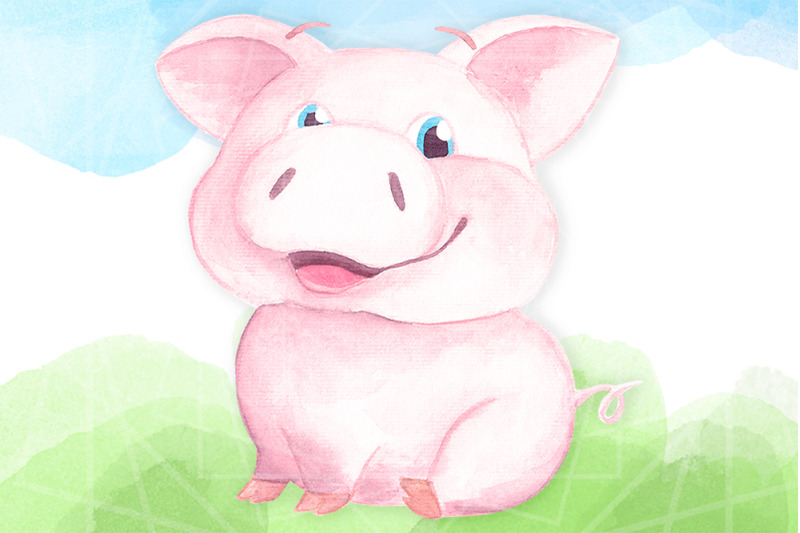 watercolor-pig-clipart-baby-pig-graphics-piglet-piggy-digital-cli