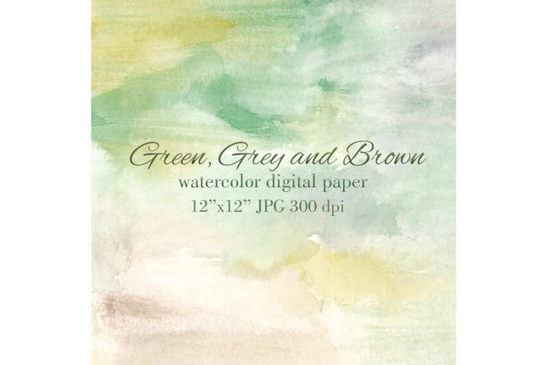 green-grey-brown-watercolor-textured-background