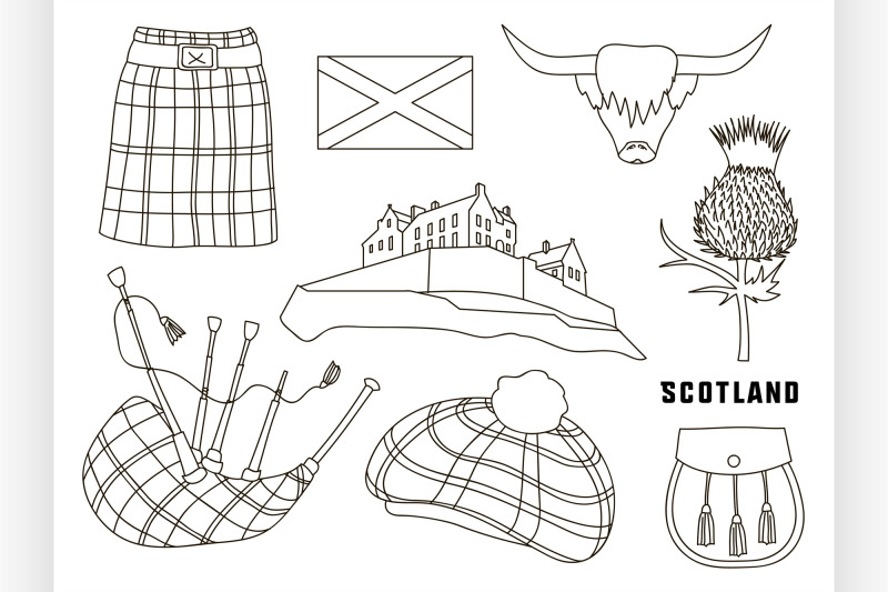 scotland-country-set-icons