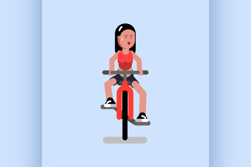 woman-rides-a-bicycle