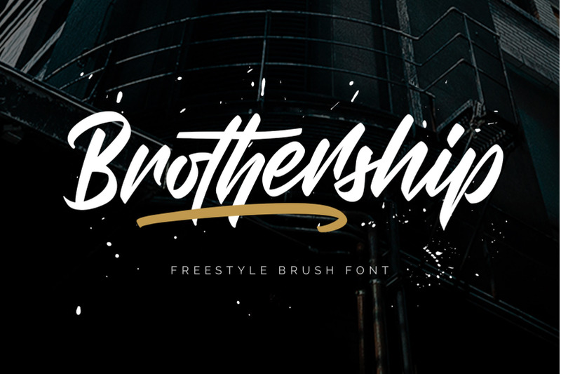 brothership-freestyle-brush-font